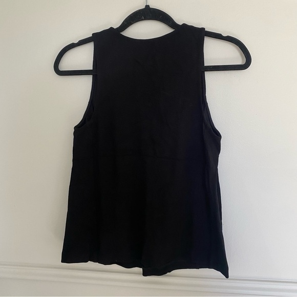 𝅺club Monaco Black Sleeveless Tank Small - Picture 4 of 5